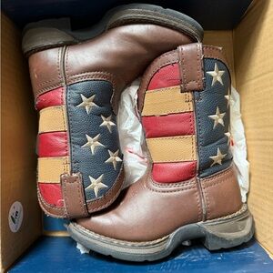 Durango Kids Boots with Patriotic Design